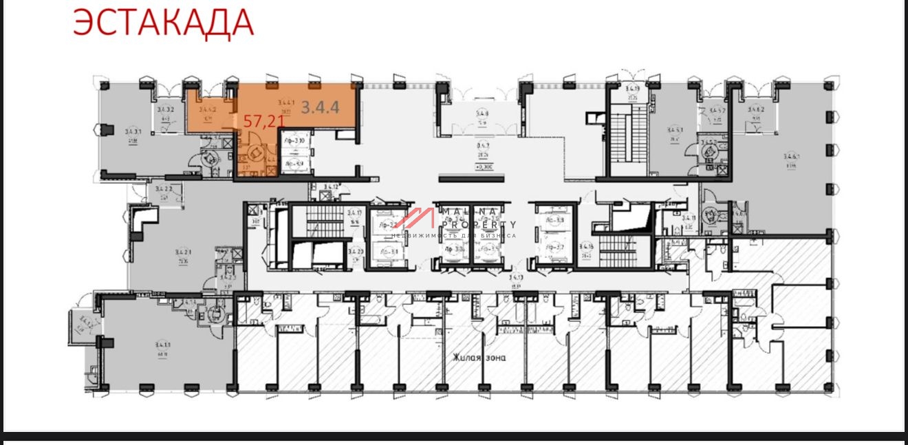 Продажа нежилого помещения в ЖК "Will Towers" 