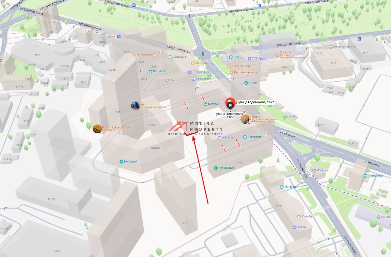 Аренда торгового помещения под общепит в ЖК «iLove»