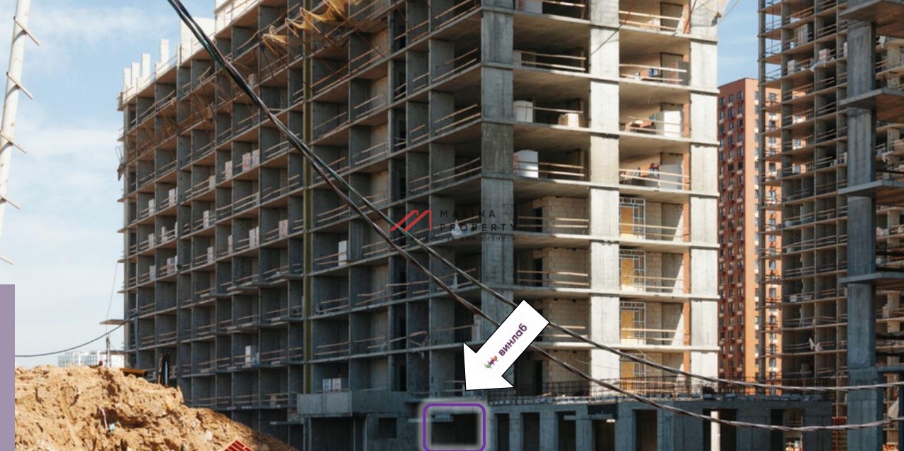 Продажа помещения с арендатором "Винлаб" в ЖК "Зелёный парк" 