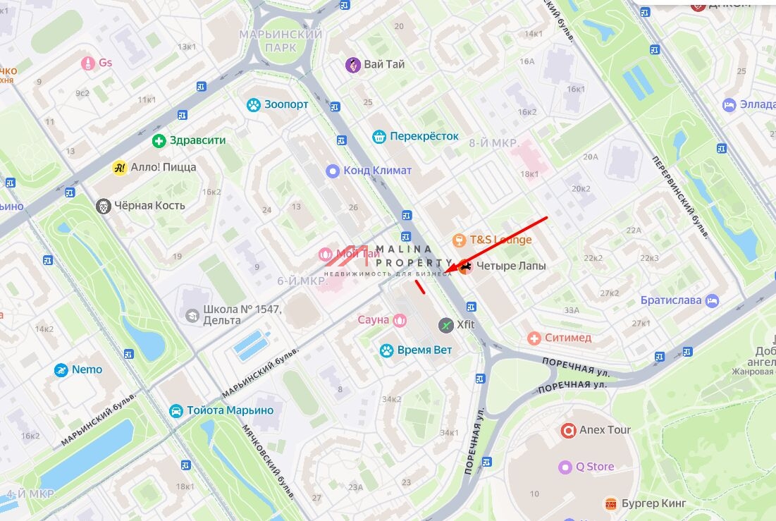 Аренда торгового помещения на Братиславской