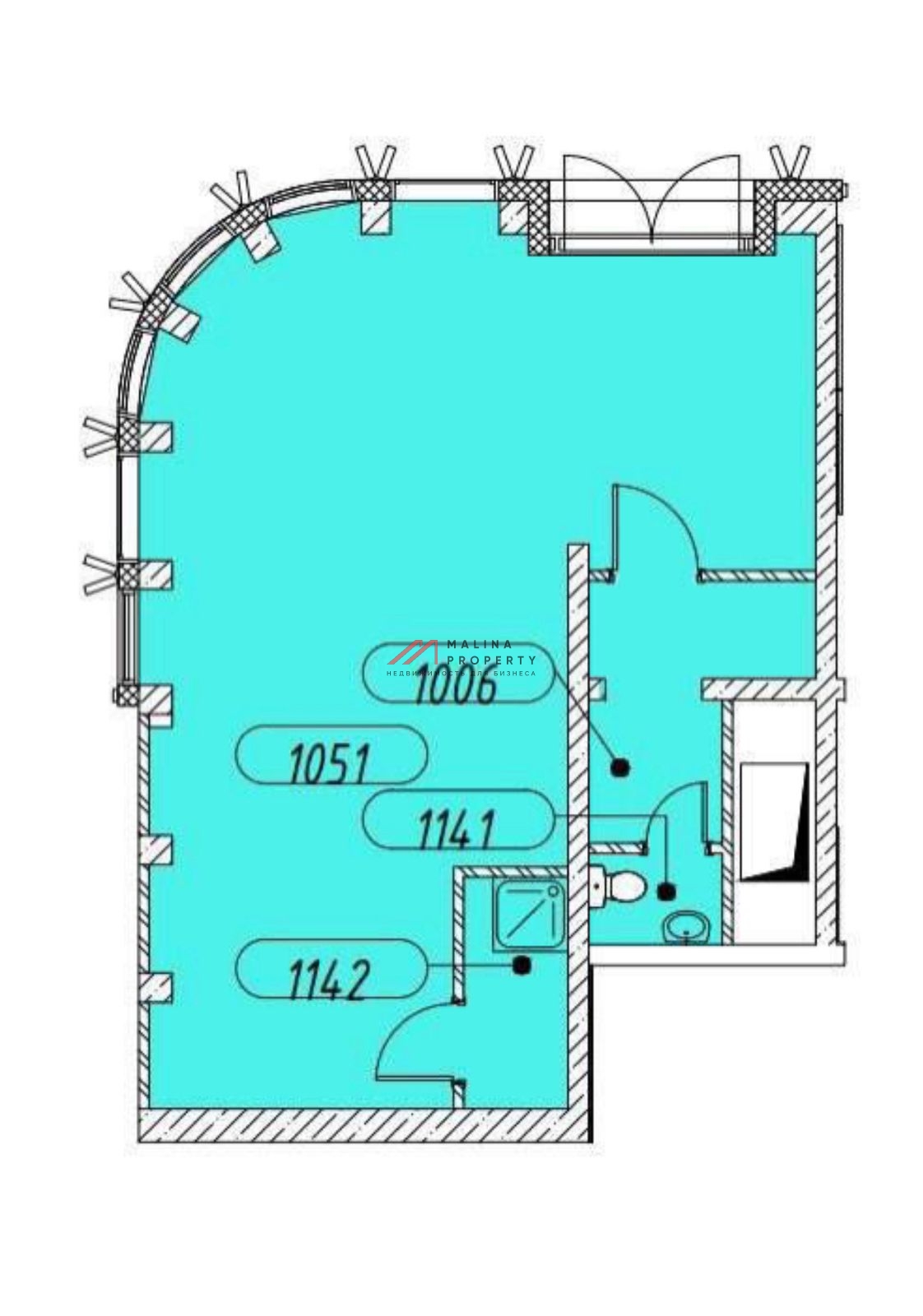 Продажа торгового помещения в премиум ЖК "Sky View" 