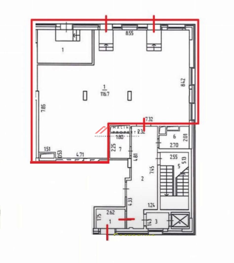 Аренда торгового помещения в ЖК "Рублево парк"