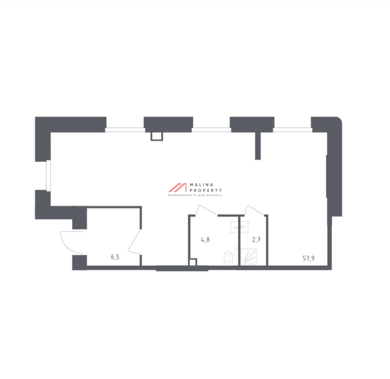 Продажа торгового помещения в ЖК «Заречье Парк»