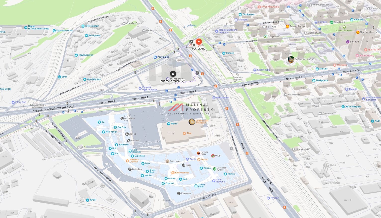 Продажа торгового помещения в ЖК "Мираполис"