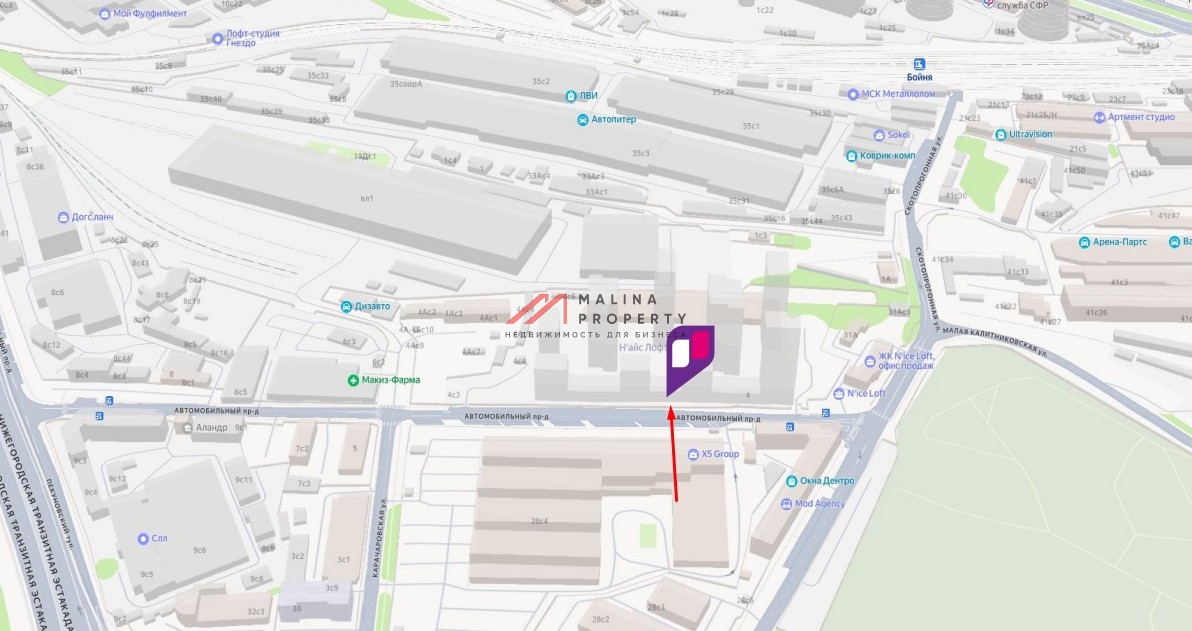 Продажа помещения в ЖК  "N'ICE LOFT" с сетевым строительным магазином «СитиСтрой»