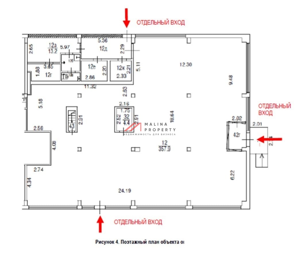 Продажа помещения с супермаркетом Пятёрочка