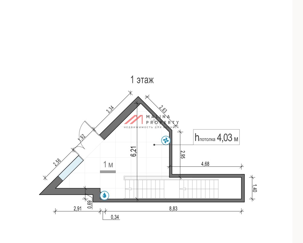 Продажа помещения под ресторан в бизнес центре Twist