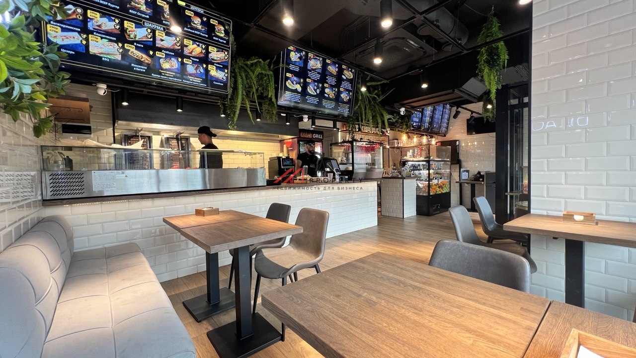 Продажа помещения с арендатором бургерная "BLACK GRIIL"
