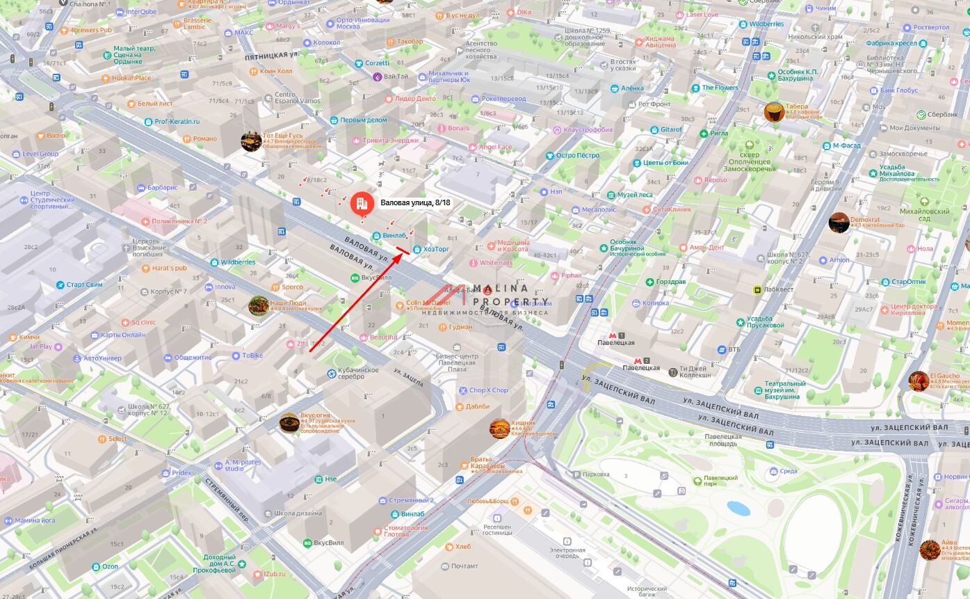 Продажа помещения с арендатором Перекрёсток 