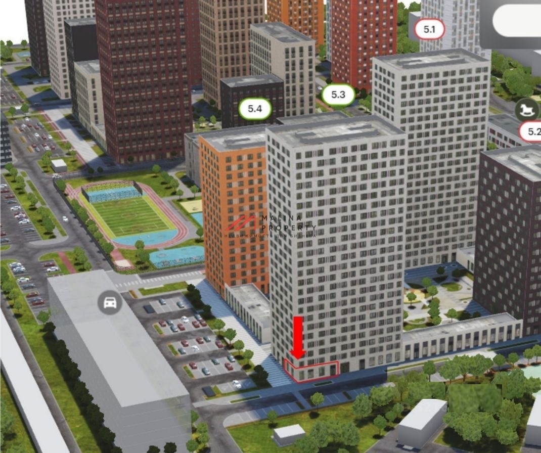 Продажа торгового помещения в ЖК "Волжский парк" 