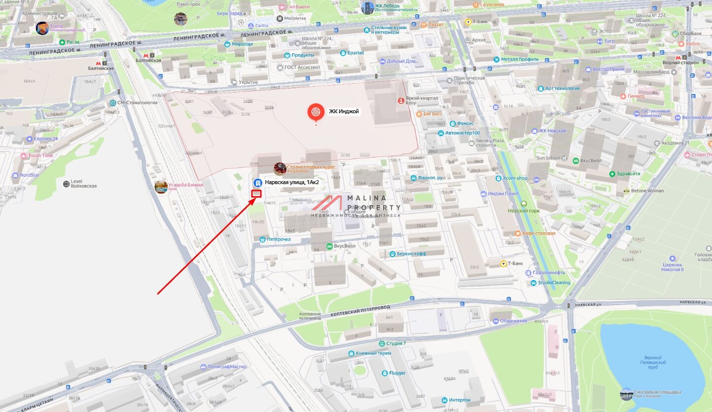 Продажа торгового помещения в ЖК "Головино" 