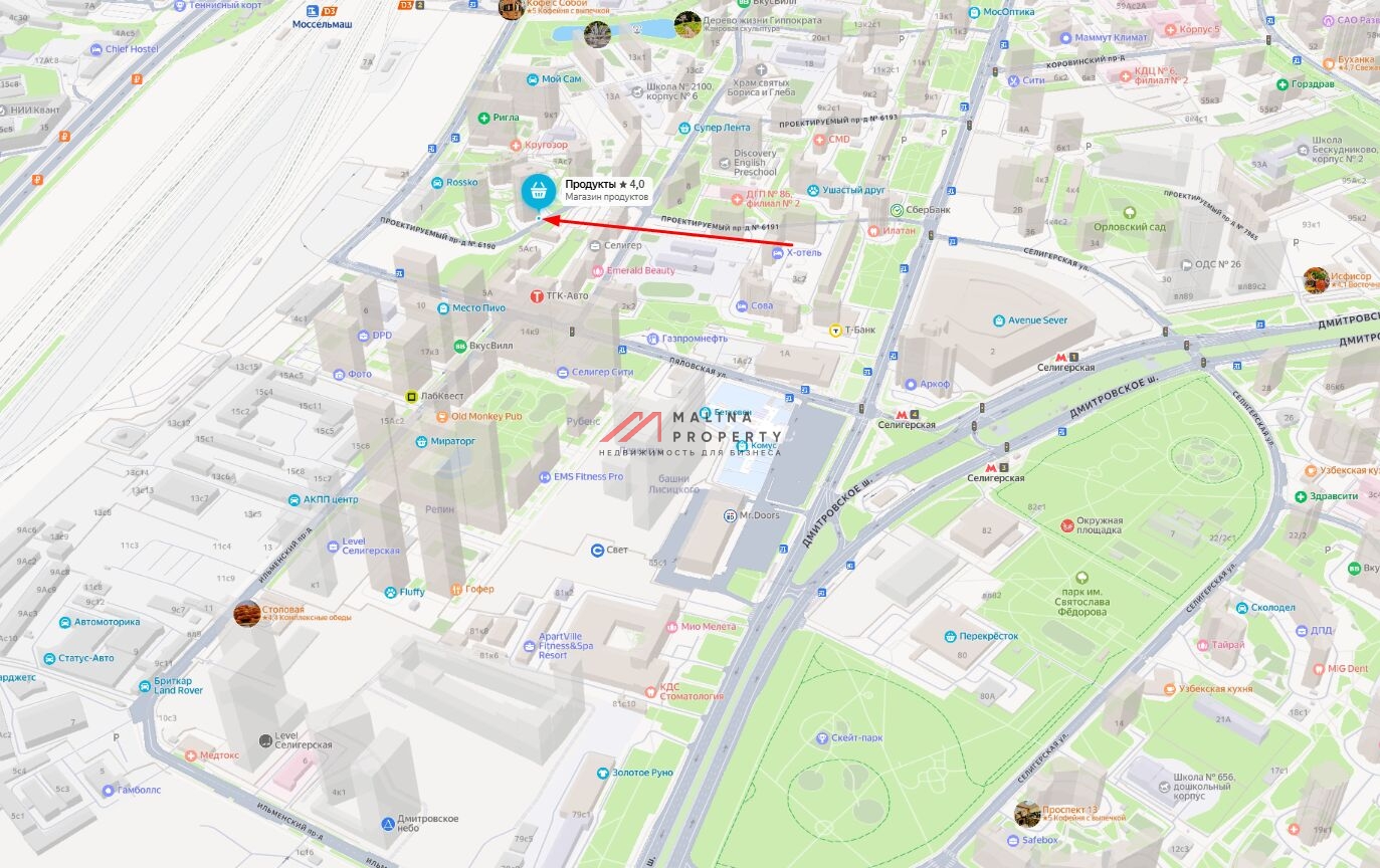 Продажа торгового помещения на Селигерской