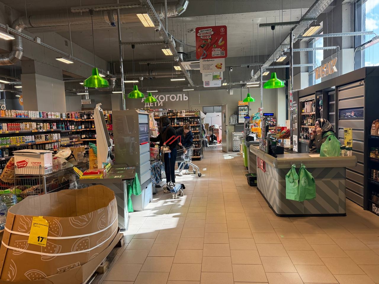 Продажа торгового помещения с супермаркетом Пятерочка