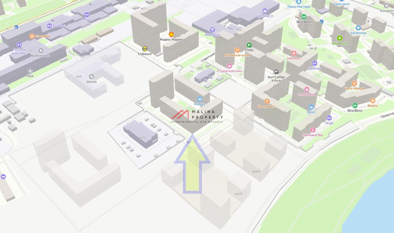 Продажа торгового помещения в новом доме