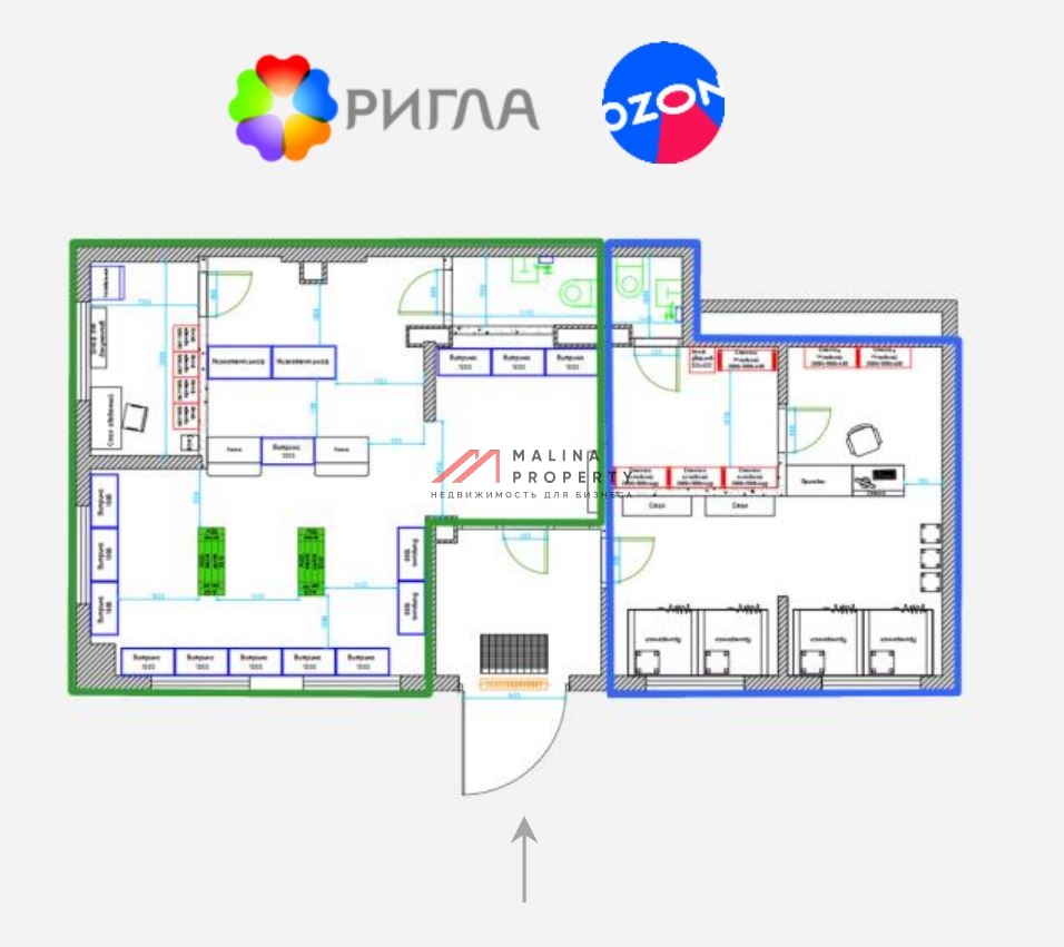 Продажа помещения с сетевыми арендаторами в ЖК "Ярославский Квартал" 