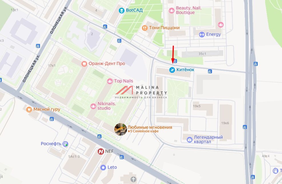 Продажа помещения с сетевым арендатором 