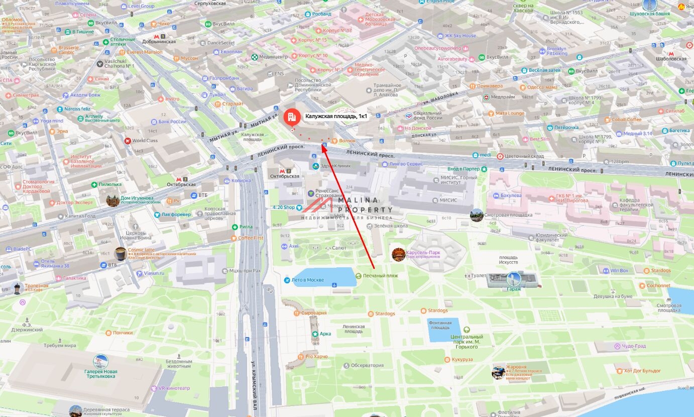 Продажа помещения с арендатором у метро Октябрьская 