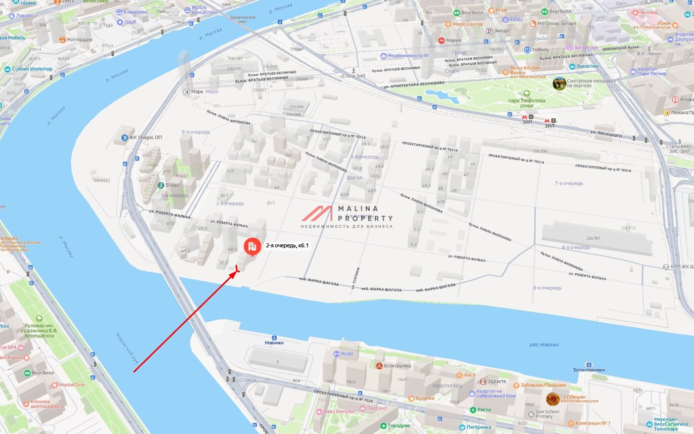 Продажа торгового помещения в ЖК "Shagal"