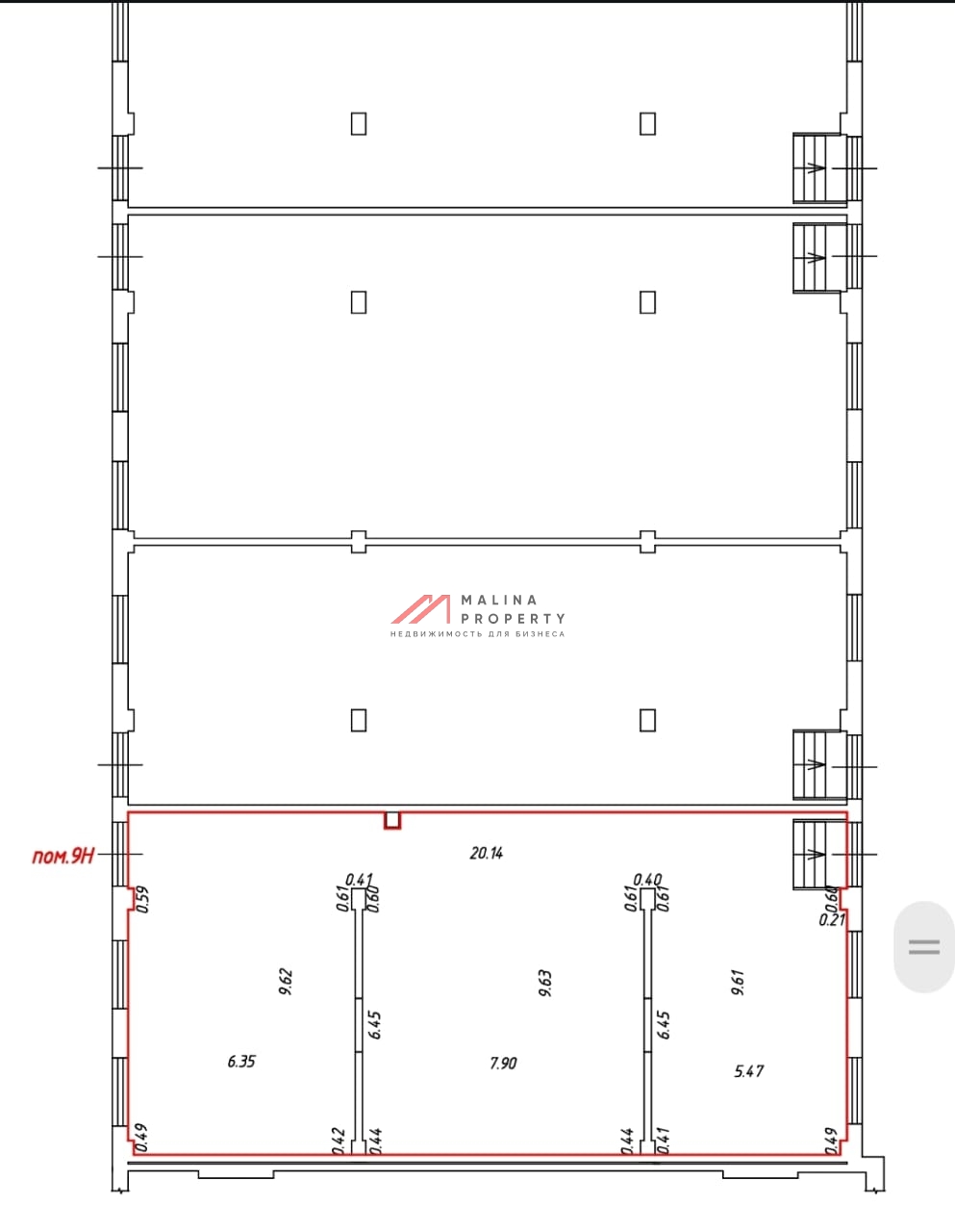 Продажа помещения с магазином "Пятерочка. На лету" 