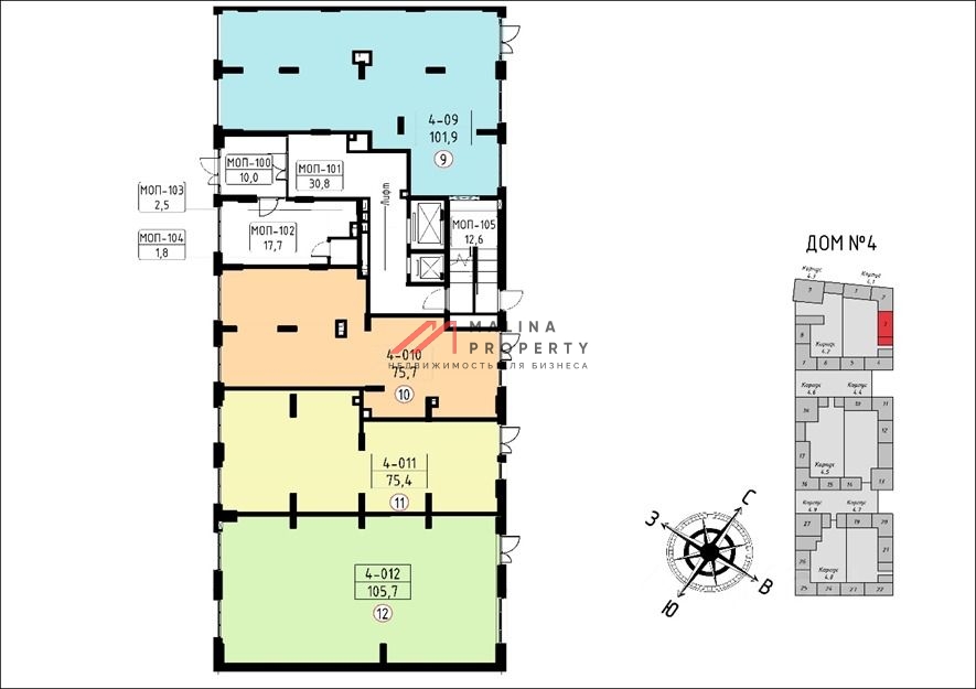 Аренда торгового помещения в ЖК "Деснаречье" 