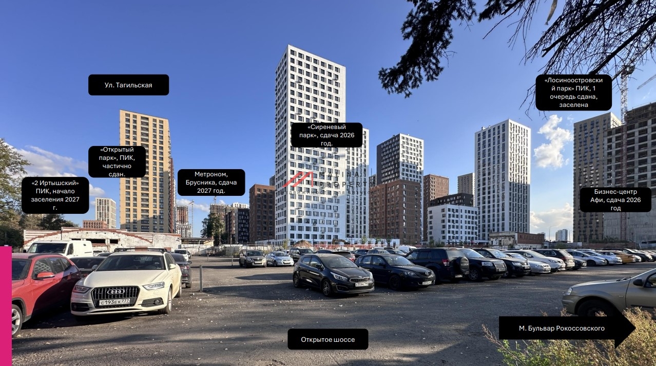 Продажа торгового помещения в ЖК "Сиреневый парк" 