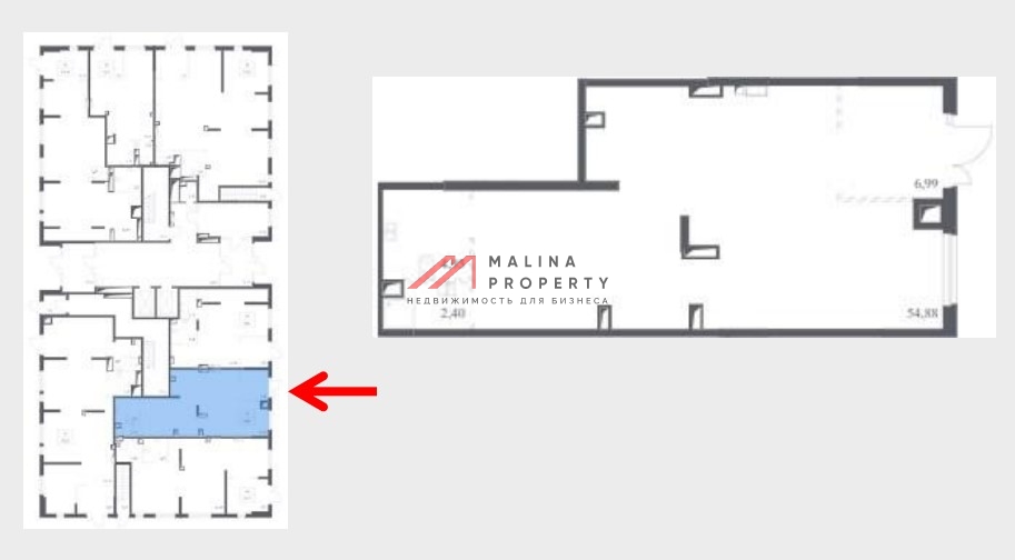 Продажа помещения с арендатором ПВЗ в ЖК "Остафьево" 