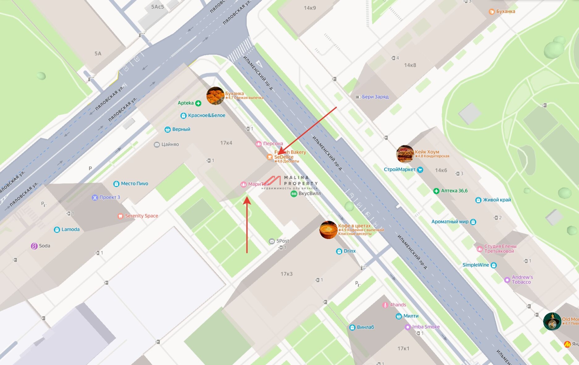 Продажа торгового помещения с сетевыми арендаторами