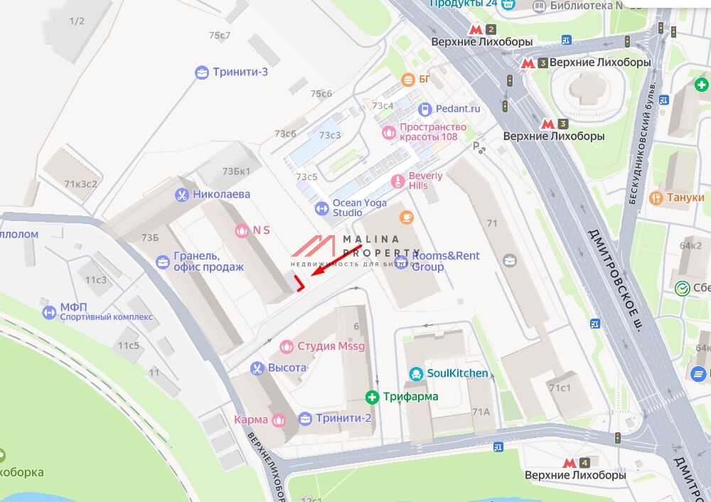 Продажа торгового помещения в жилом комплексе Тринити