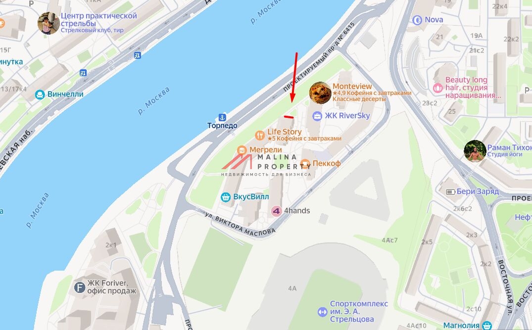 Продажа торгового помещения в ЖК "RiverSky"