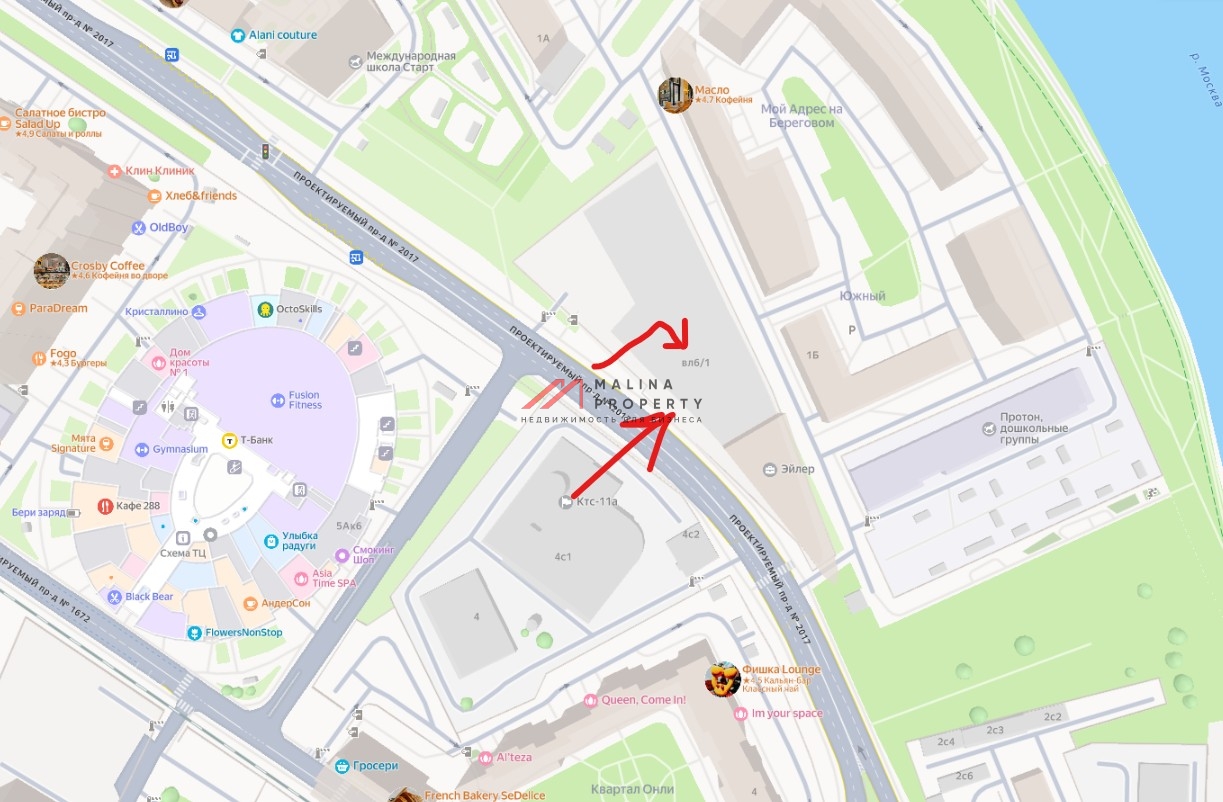 Продажа торгового помещения в МФЗ "Эйлер"