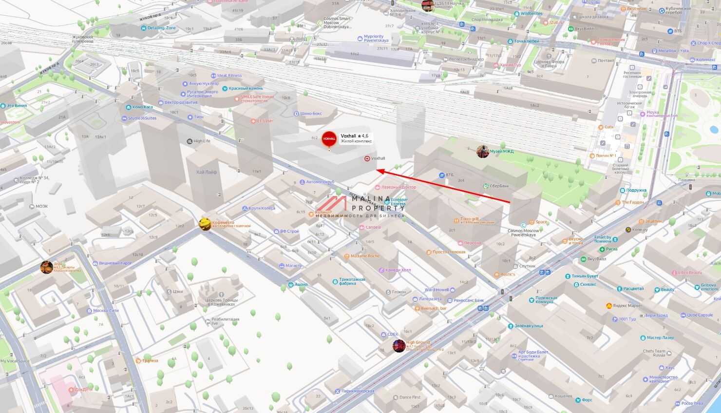 Продажа торгового помещения с арендатором в ЖК "Voxhall" 
