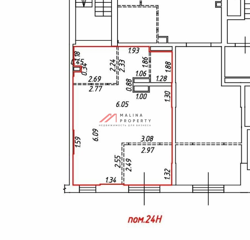 Продажа торгового помещения в ЖК "2-й Нагатинский" 