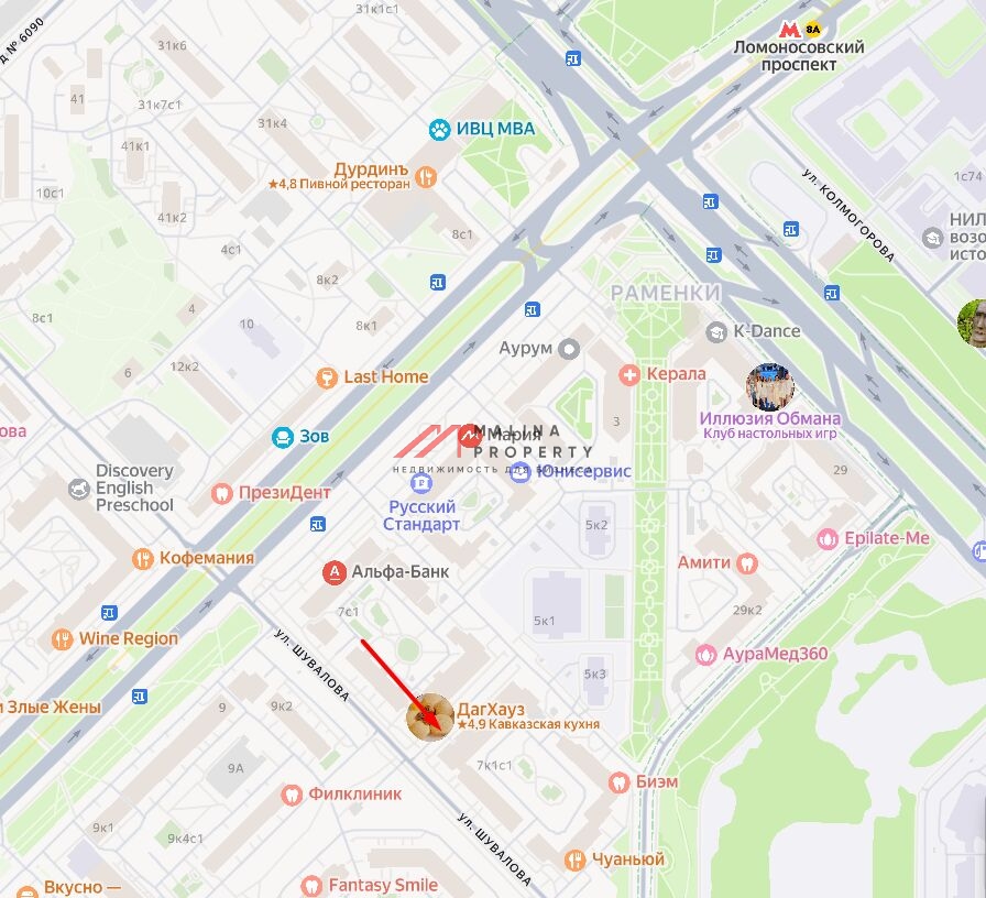 Продажа помещения на Мичуринском проспекте