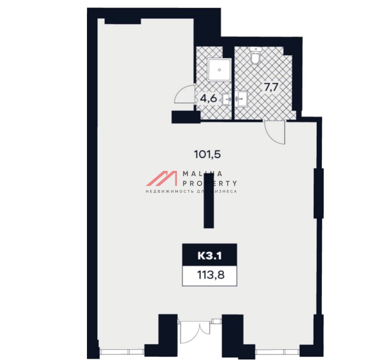 Продажа помещения в жилом комплексе ЮТУ