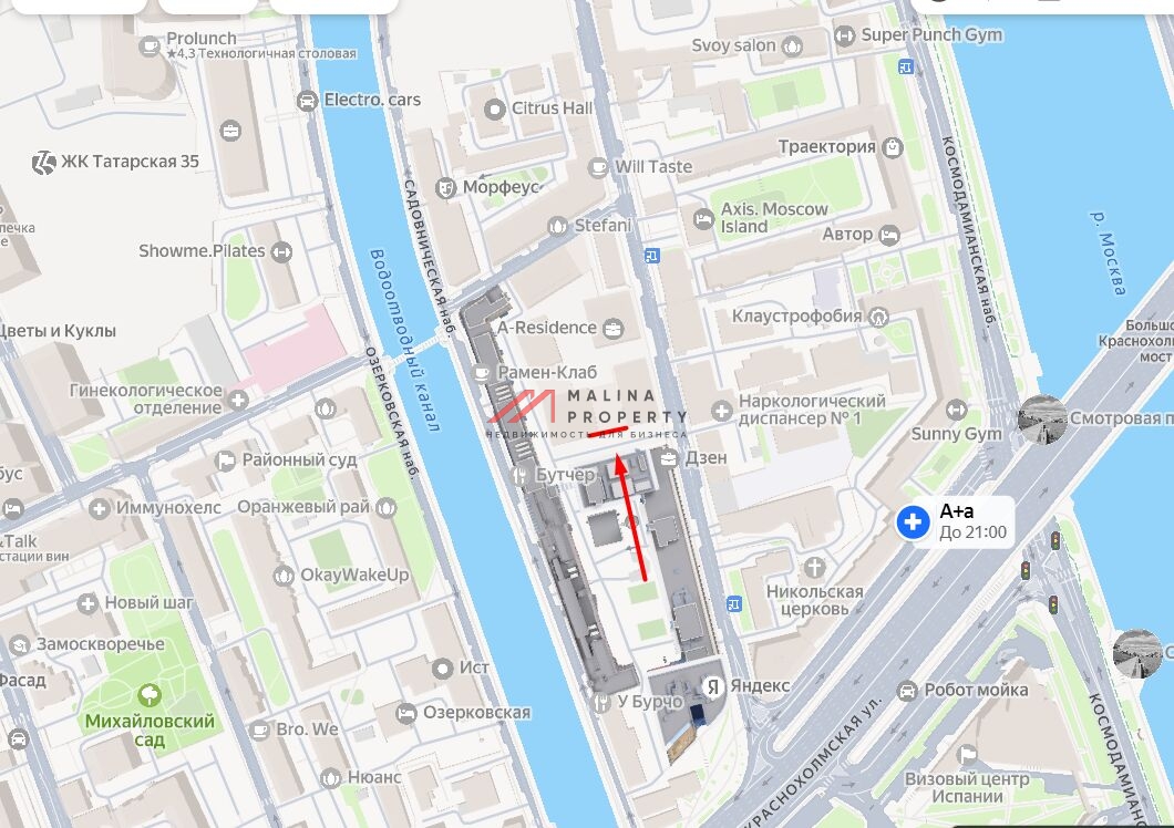 Аренда торгового помещения под общепит на Садовнической