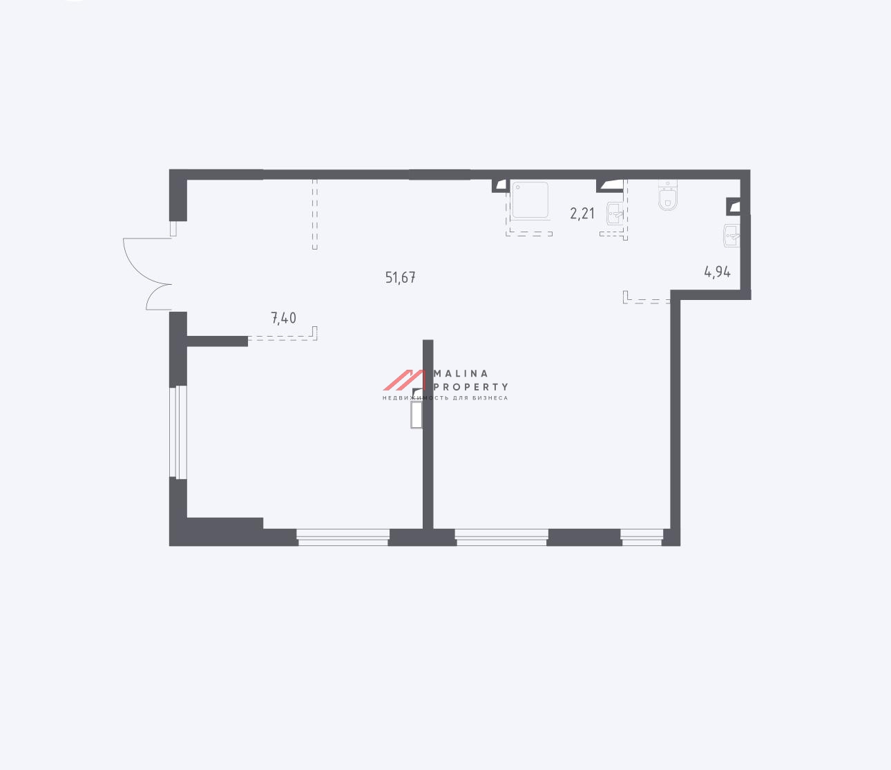 Аренда торгового помещения в ЖК "Остафьево" 