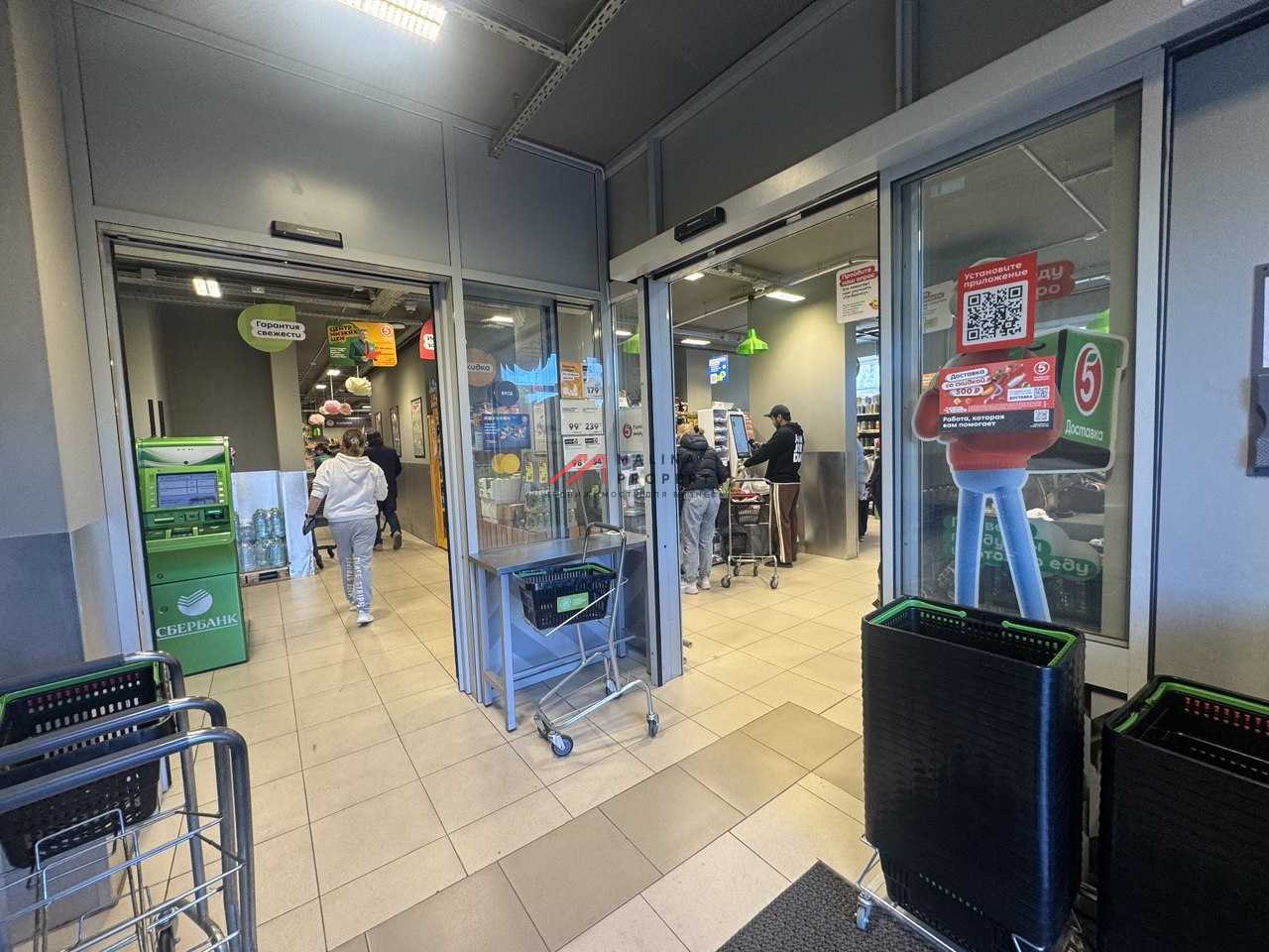 Продажа помещения с магазином "Пятерочка" в Люберцах