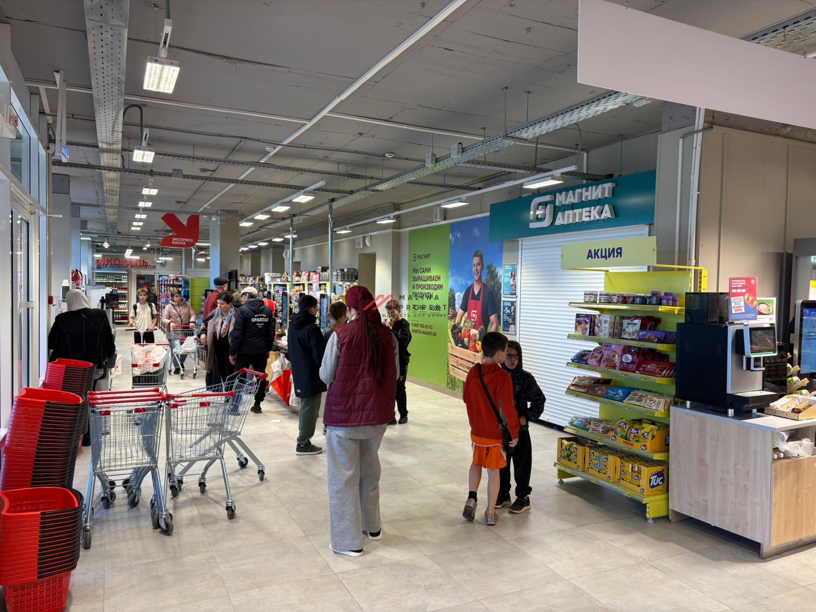 Продажа торгового помещения с супермаркетом Магнит