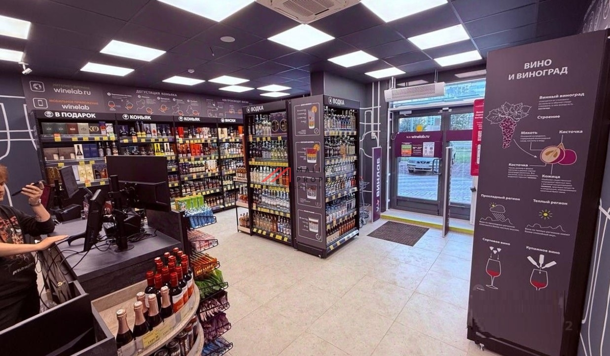 Продажа торгового помещения с магазином Винлаб 