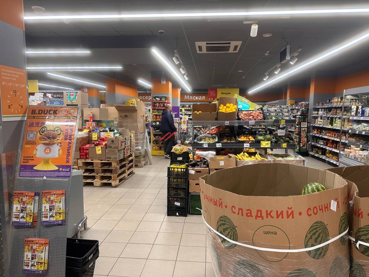 Продажа торгового помещения с супермаркетом Дикси