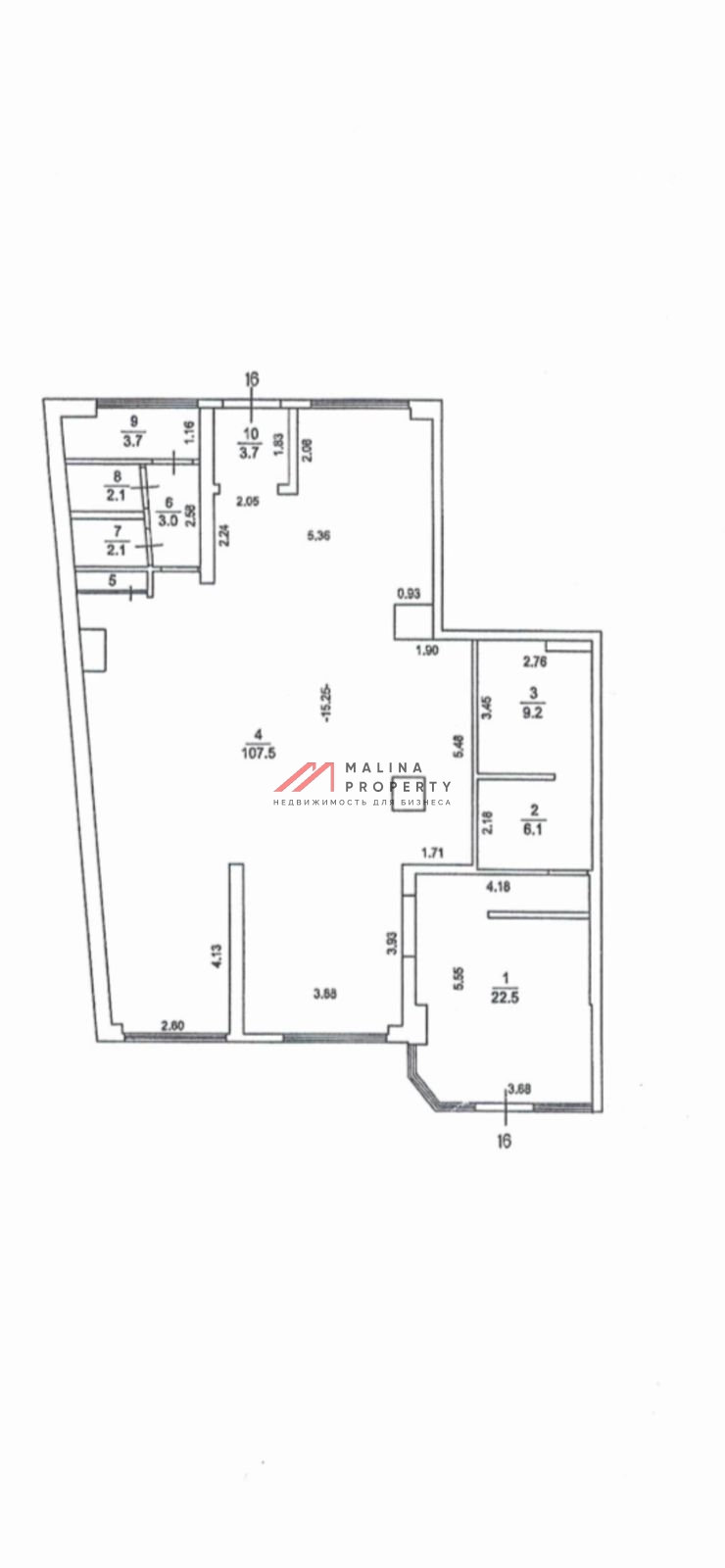 Продажа торгового помещения с арендатором в ЖК "Одинбург" 