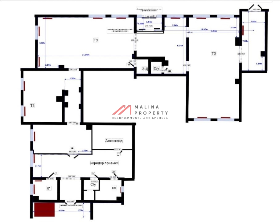 Продажа торгового помещения с магазином Магнит