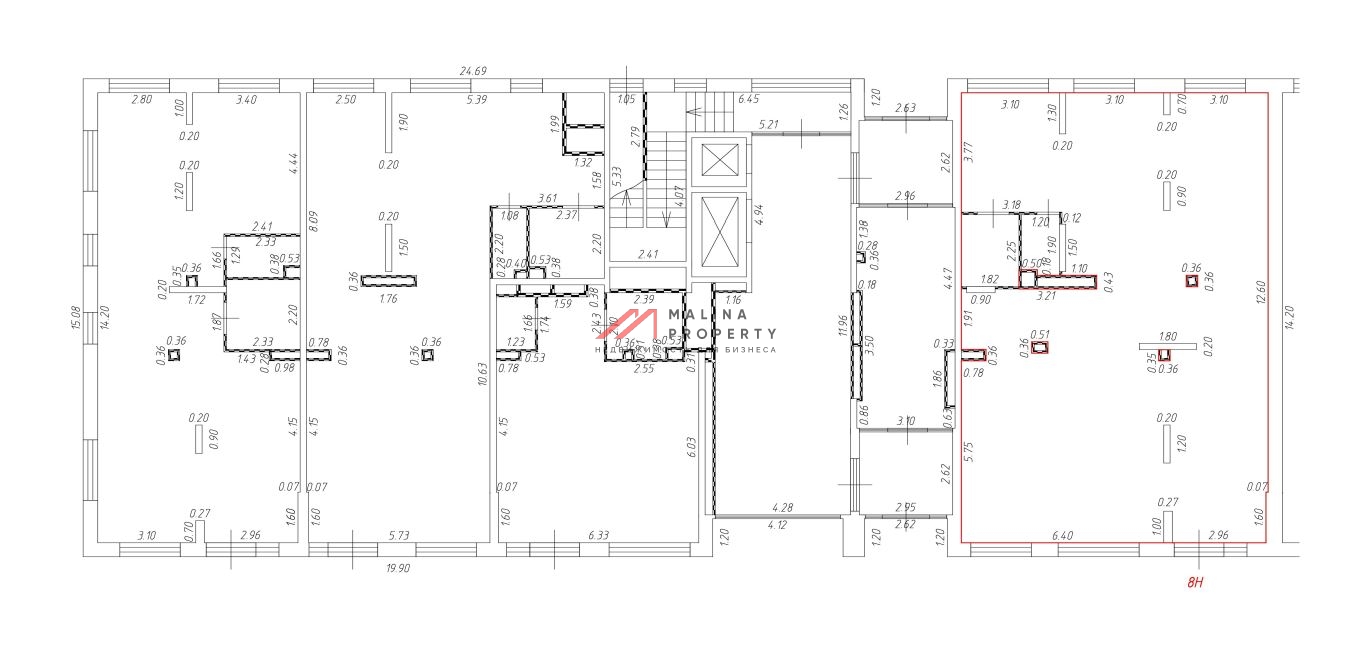 Продажа помещения с магазином Винлаб в ЖК "Остафьево" 