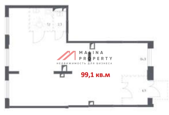 Продажа помещения с арендатором в ЖК "Мытищи парк"