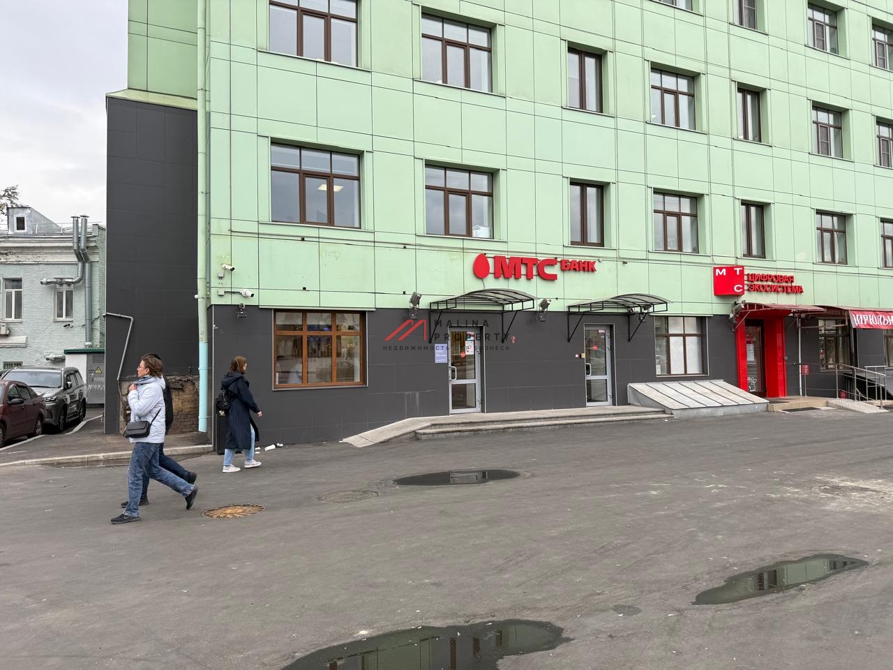 Продажа помещения с арендатором МТС банк