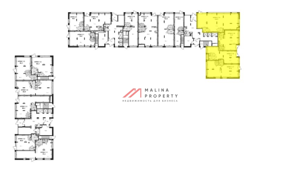 Продажа помещения под супермаркет в ЖК "1-й Донской" 