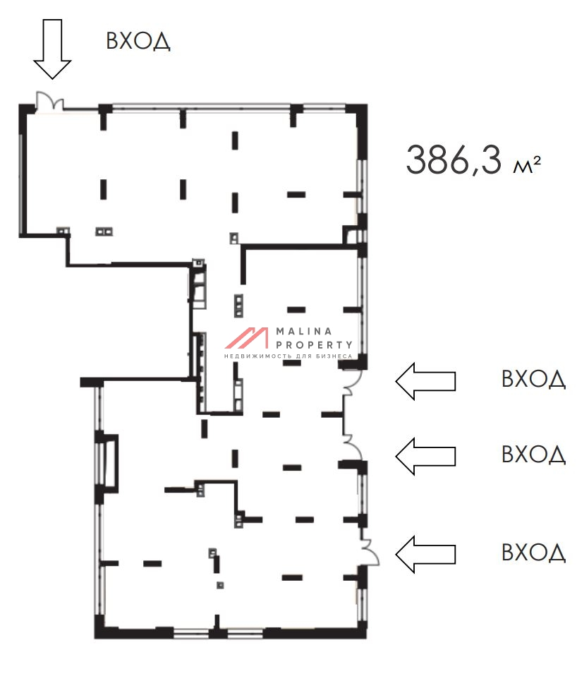 Продажа помещения под супермаркет в ЖК "1-й Донской" 