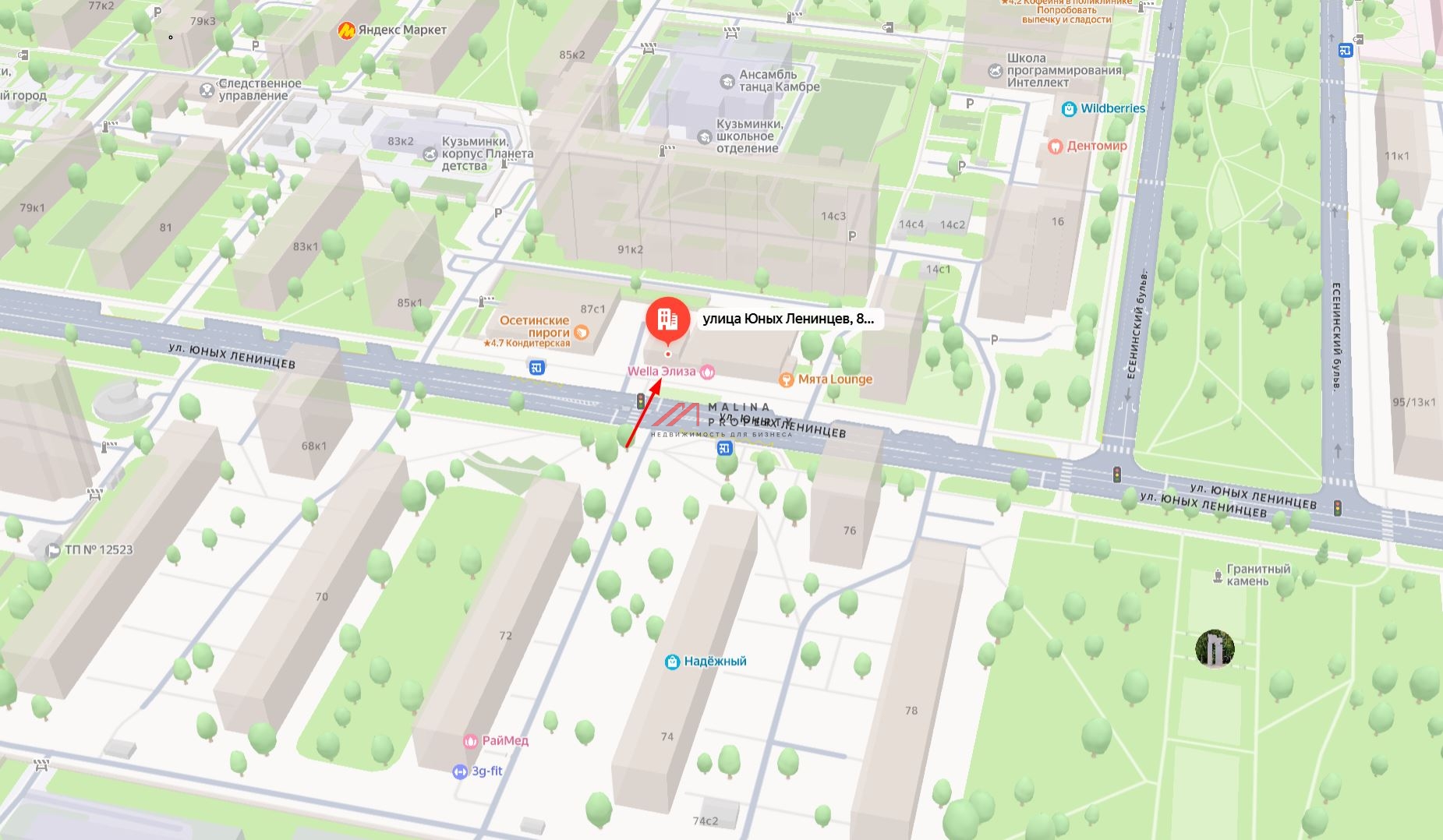 Продажа торгового здания с арендаторами в районе м. Волжская