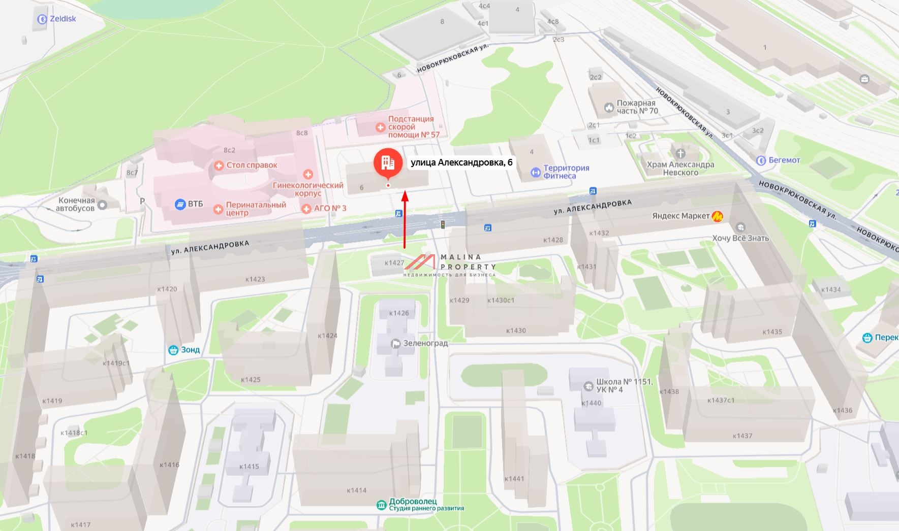 Аренда коммерческого помещения в г. Зеленоград