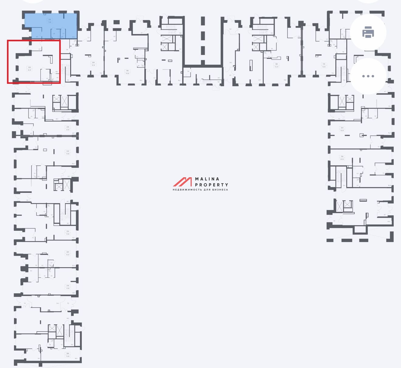 Аренда торгового помещения в ЖК «Заречье Парк»